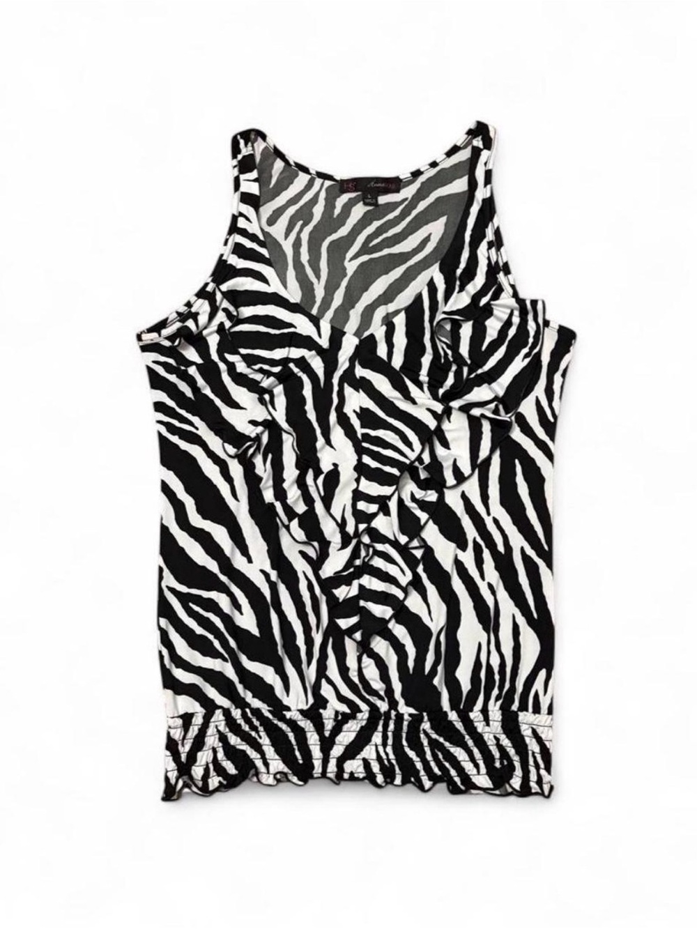 HeartSoul Zebra Print Tank Top